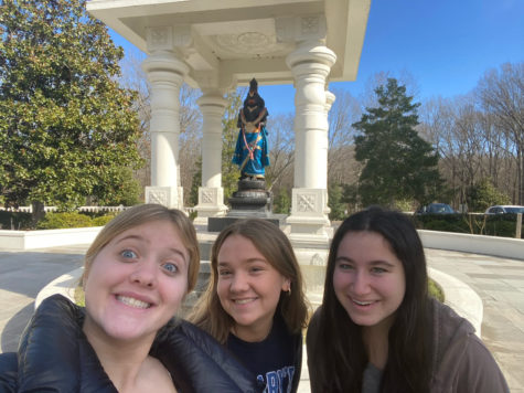 Sophomores Lily Kate Heard, Julianna Damron and Isabel Isaacs visit different places of worship in Memphis.