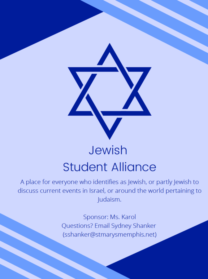The St. Marys Jewish Student Alliance is opening select meetings to non-Jewish students, hoping to broaden perspectives and teach about their experiences. 