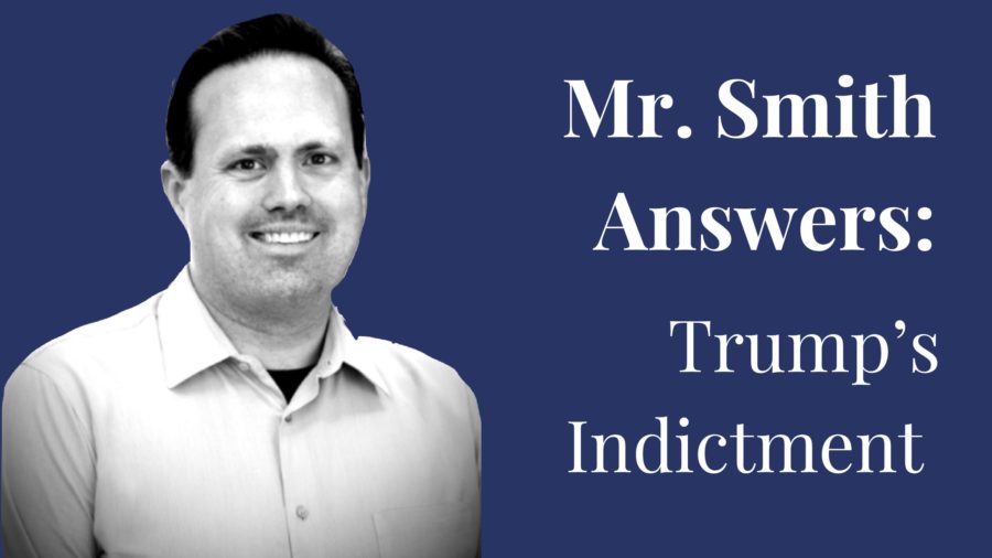 Mr. Smith answers questions about the indictment of former U.S. President Donald Trump’s on April 4, 2023. 