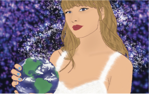 Taylor Swift, the most-streamed artist on Spotify and Time's person of the Year for 2023, seems to hold the whole world in her hands. 