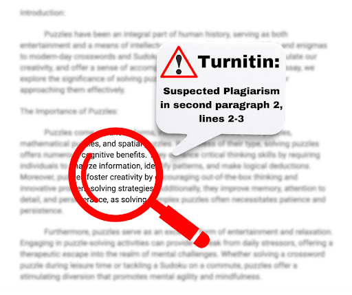 Turnitin.com revisits St. Marys campus and offers plagiarism checks for teachers. The school got rid of this program 10 to 12 years ago, but it has returned. 